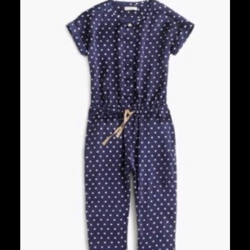 Crewcuts dotted jumpsuit